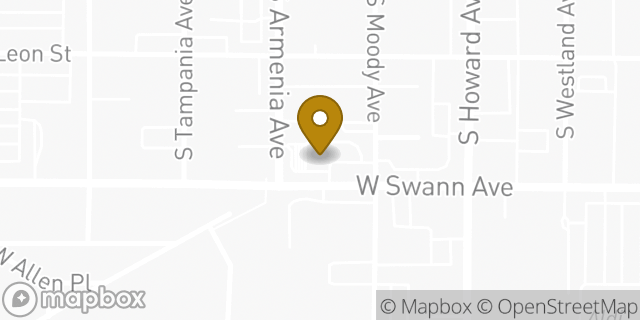 Map showing the location of Regions Bank in Tampa, FL 33609