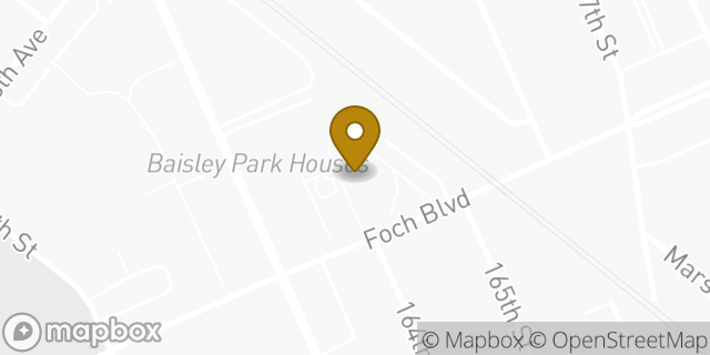 Map showing the location of Amazon Locker - Bellows in Queens, NY 11434