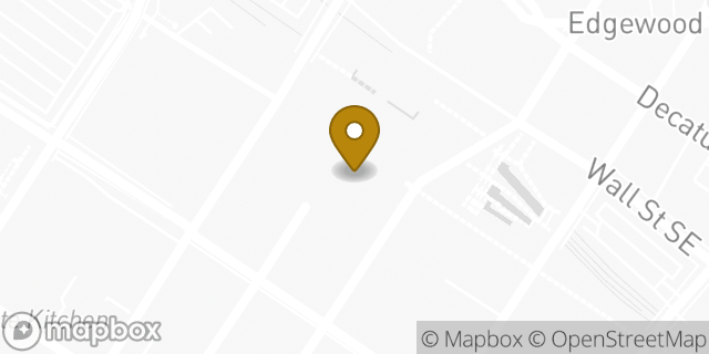 Map showing the location of Amazon Locker - Zeru in Atlanta, GA 30303