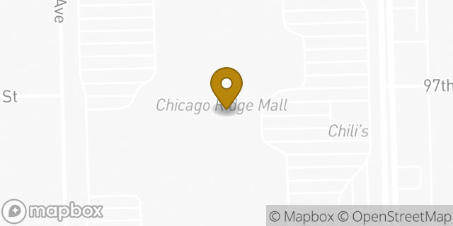 Map showing the location of Baskin-Robbins in Chicago Ridge, IL 60415