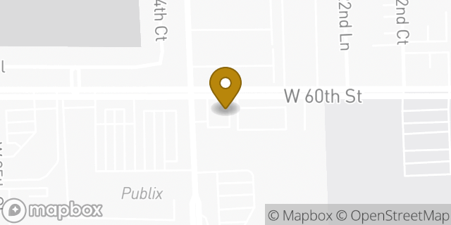 Map showing the location of McDonald's in Hialeah, FL 33016