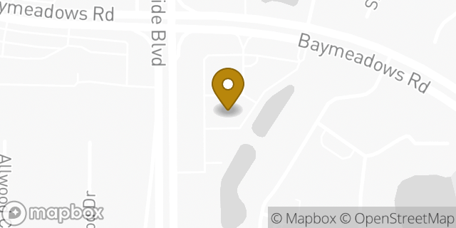 Map showing the location of N/A in Jacksonville, FL 32256
