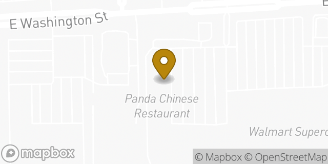 Map showing the location of Papa Johns Pizza in Indianapolis, IN 46229