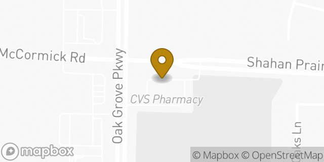 Map showing the location of CVS Pharmacy in Little Elm, TX 75068