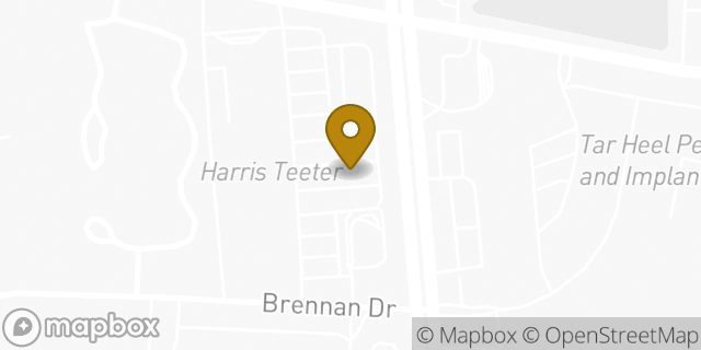 Map showing the location of Starbucks in Raleigh, NC 27613