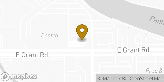 Map showing the location of ATM Costco in Tucson, AZ 85712