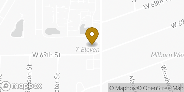 Map showing the location of ATM 7ELEVEN, INC. in Overland Park, KS