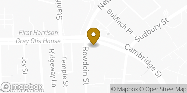 Map showing the location of Target in Boston, MA 02114