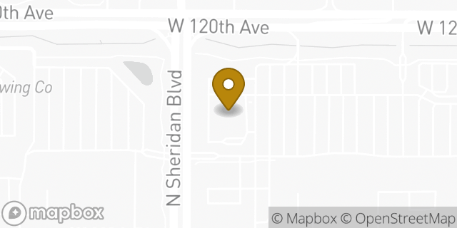 Map showing the location of ATM Walgreens in Westminster, CO 80020