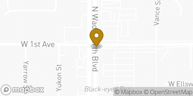 Map showing the location of T.j. Maxx in Lakewood, CO 80226