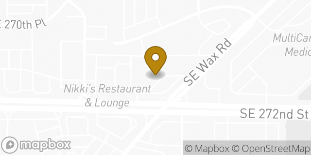 Map showing the location of Amazon Locker - Glenda in Covington, WA 98042