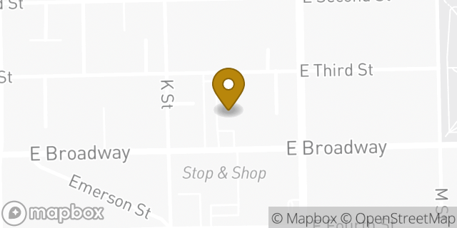 Map showing the location of Walgreens in South Boston, MA 02127