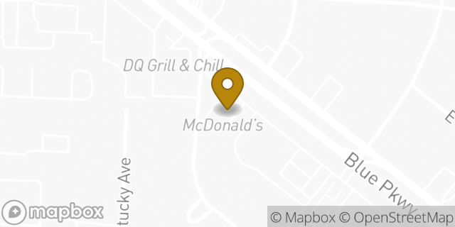 Map showing the location of McDonald's in Raytown, MO 64133