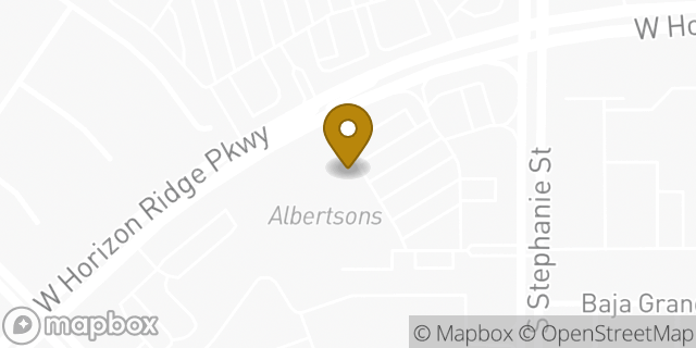 Map showing the location of Amazon Locker - Sizzle in Henderson, NV 89012