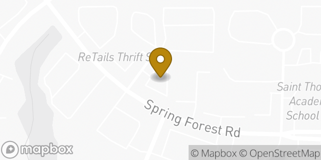 Map showing the location of Enterprise Truck Rental in Raleigh, NC 27616