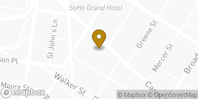 Map showing the location of Planet Fitness in New York, NY 10013