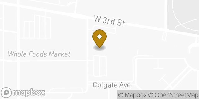 Map showing the location of Amazon Locker - Afterings in Los Angeles, CA 90036