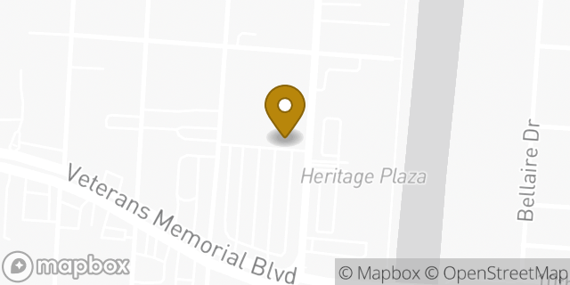 Map showing the location of Subway in Metairie, LA 70005