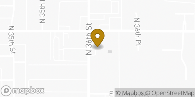 Map showing the location of Amazon Locker - Cora in Phoenix, AZ 85018