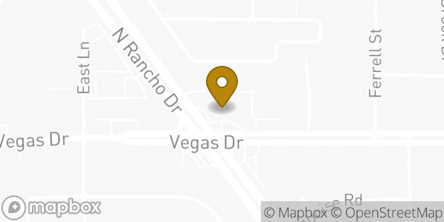 Map showing the location of 7-Eleven in Las Vegas, NV 89106