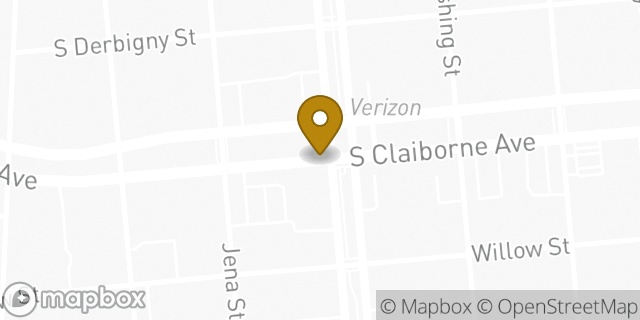 Map showing the location of ATM Walgreens in New Orleans, LA
