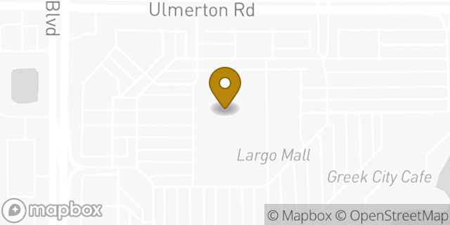 Map showing the location of Starbucks Coffee Company in Largo, FL 33771