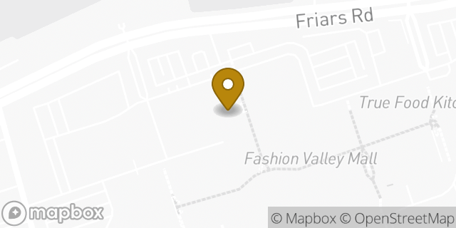 Map showing the location of Kendra Scott in San Diego, CA 92108