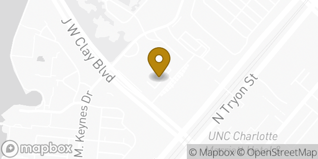 Map showing the location of The UPS Store in Charlotte, NC 28262