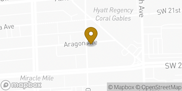 Map showing the location of Ben & Jerry's in Coral Gables, FL 33134