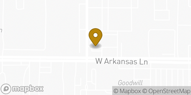 Map showing the location of Amazon Locker - Polimnias in Arlington, TX 76013