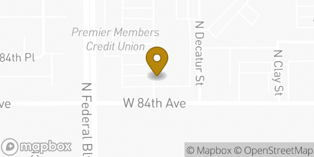 Map showing the location of Baskin-Robbins in Westminster, CO 80031