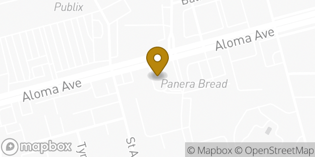 Map showing the location of McDonald's in Winter Park, FL 32792