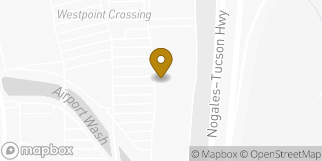 Map showing the location of Amazon Locker - Math in Tucson, AZ 85714