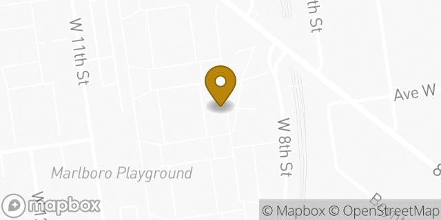 Map showing the location of Amazon Locker - Chub in Brooklyn, NY 11223