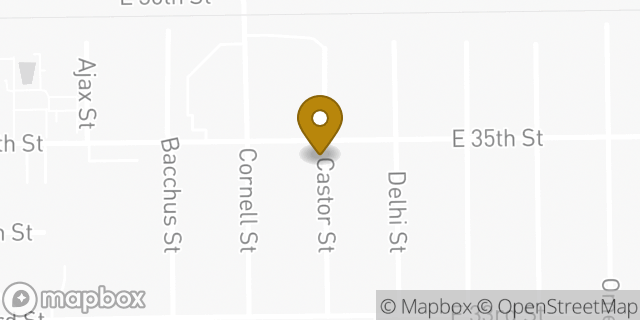 Map showing the location of Church of the Living God in Houston, TX 77022