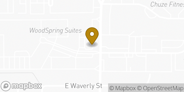 Map showing the location of Starbucks in Tucson, AZ 85712