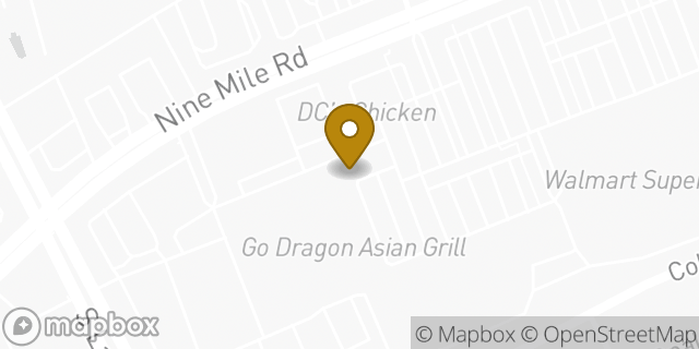 Map showing the location of Dunkin' in Richmond, VA 23223