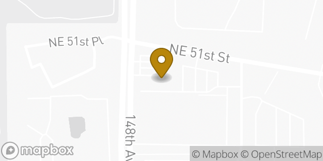 Map showing the location of Amazon Locker - Jane in Redmond, WA 98052