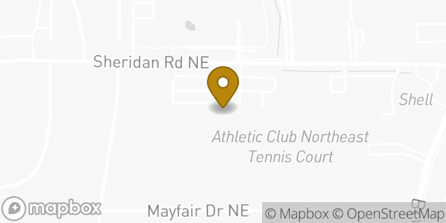 Map showing the location of North Druid Hills in Atlanta, GA 30324