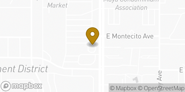 Map showing the location of Starbucks in Scottsdale, AZ 85251