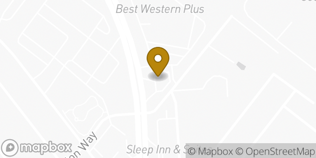 Map showing the location of Dunkin' in Bensalem, PA 19020