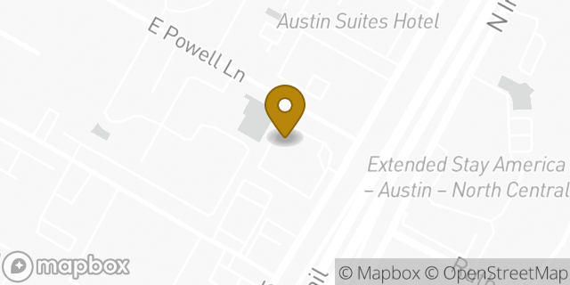 Map showing the location of Super 8 by Wyndham Austin North/University Area in Austin, TX 78753