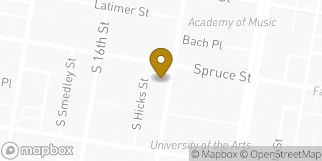 Map showing the location of CVS Pharmacy in Philadelphia, PA 19102
