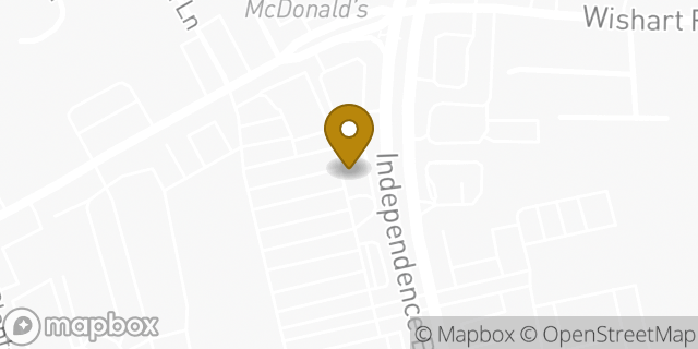 Map showing the location of Bank Of America in Virginia Beach, VA 23455