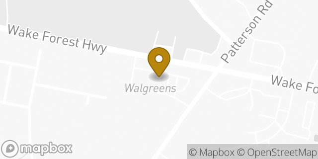 Map showing the location of Walgreens in Durham, NC 27703