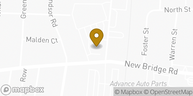 Map showing the location of AutoZone in Bergenfield, NJ 07621