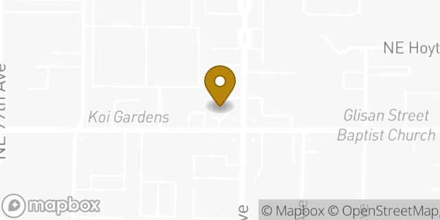 Map showing the location of Amazon Locker - Dragonfruit in Portland, OR 97220