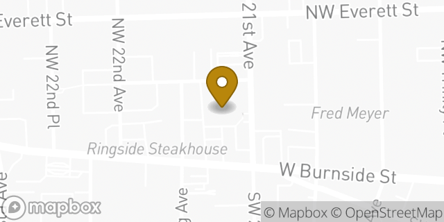 Map showing the location of ATM Walgreens in Portland, OR