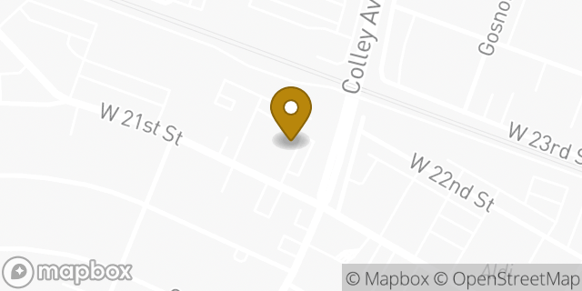 Map showing the location of Walgreens in Norfolk, VA 23517