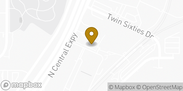 Map showing the location of Sunglass Hut in Dallas, TX 75206